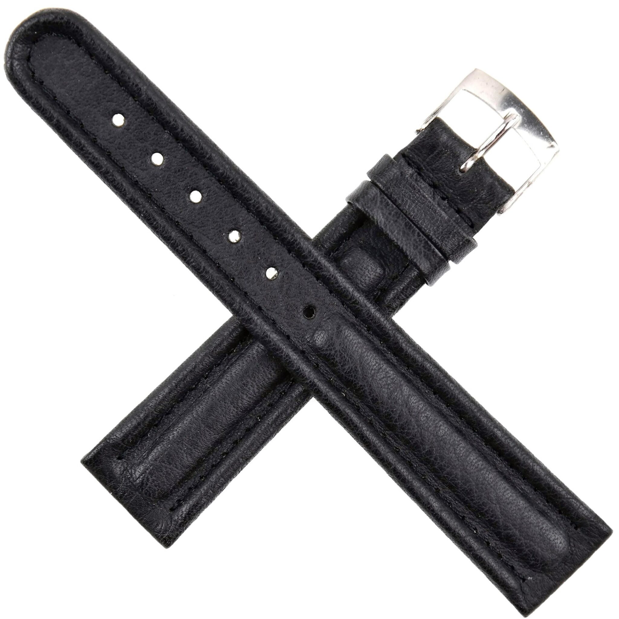 AQUASTAR Geneve – Vintage Watch Strap – 18 mm – Genuine Leather – Swiss Made