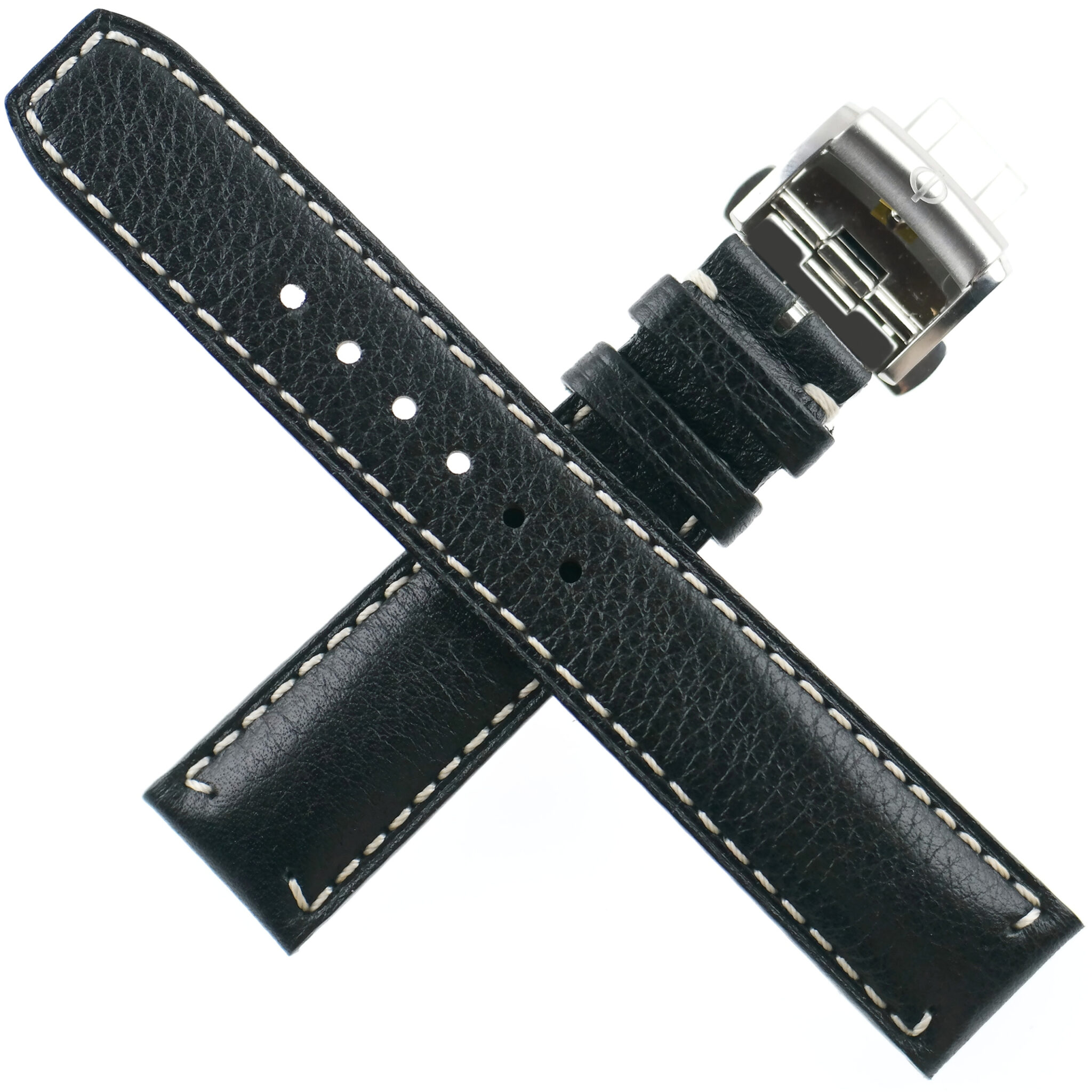 Authentic BAUME & MERCIER Watch Strap With Deployant Clasp – 20-18/120-70