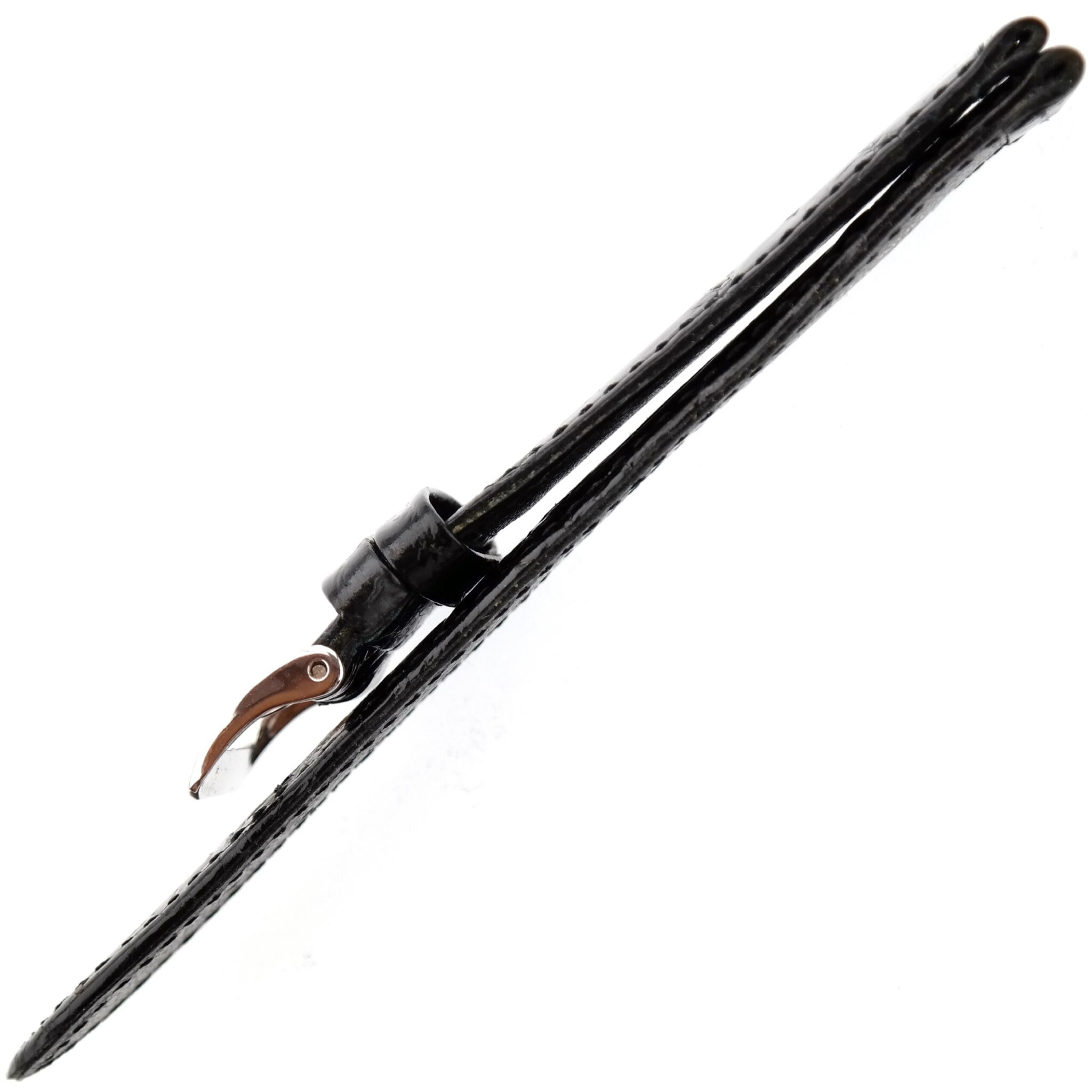 Authentic GUCCI Watch Strap - Lacquered Leather - 22 mm - Made in Switzerland