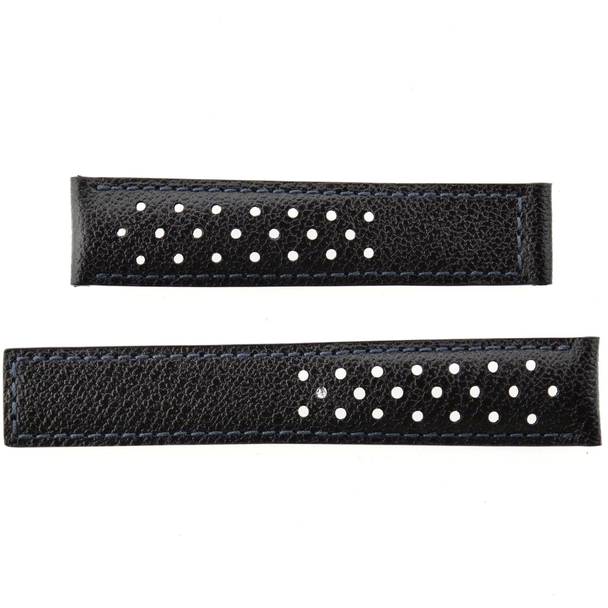 Authentic HEUER Re-Edition Perforated Watch Strap - 19 mm