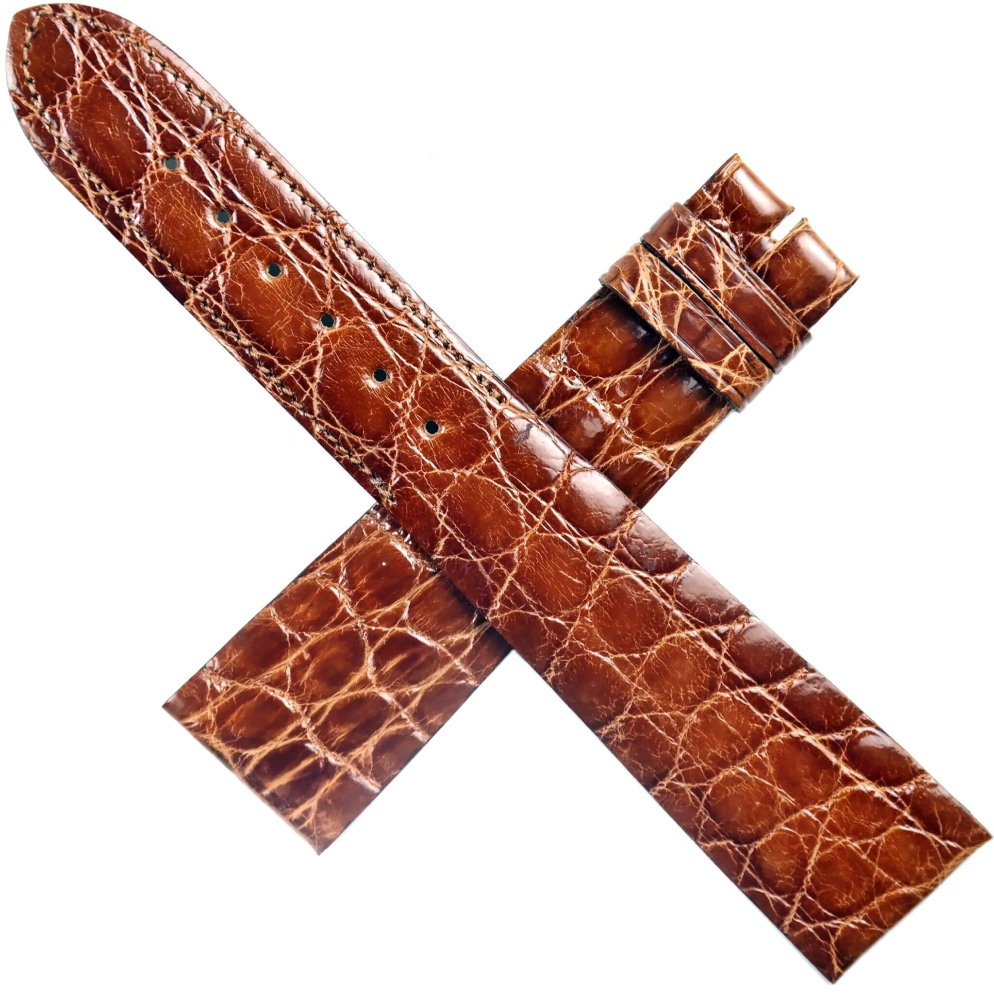 Authentic OMEGA – 20 mm – Vintage Single Layer Leather Watch Strap