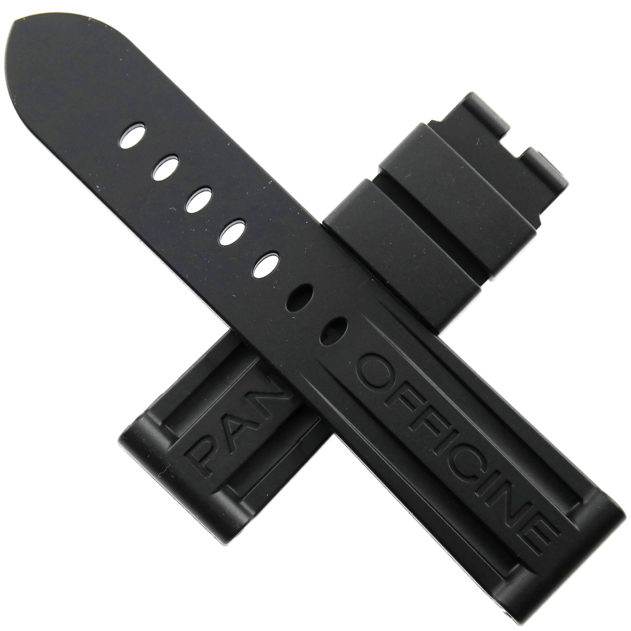 Authentic PANERAI OFFICINE Watch Strap – Rubber –  24-22/120-70