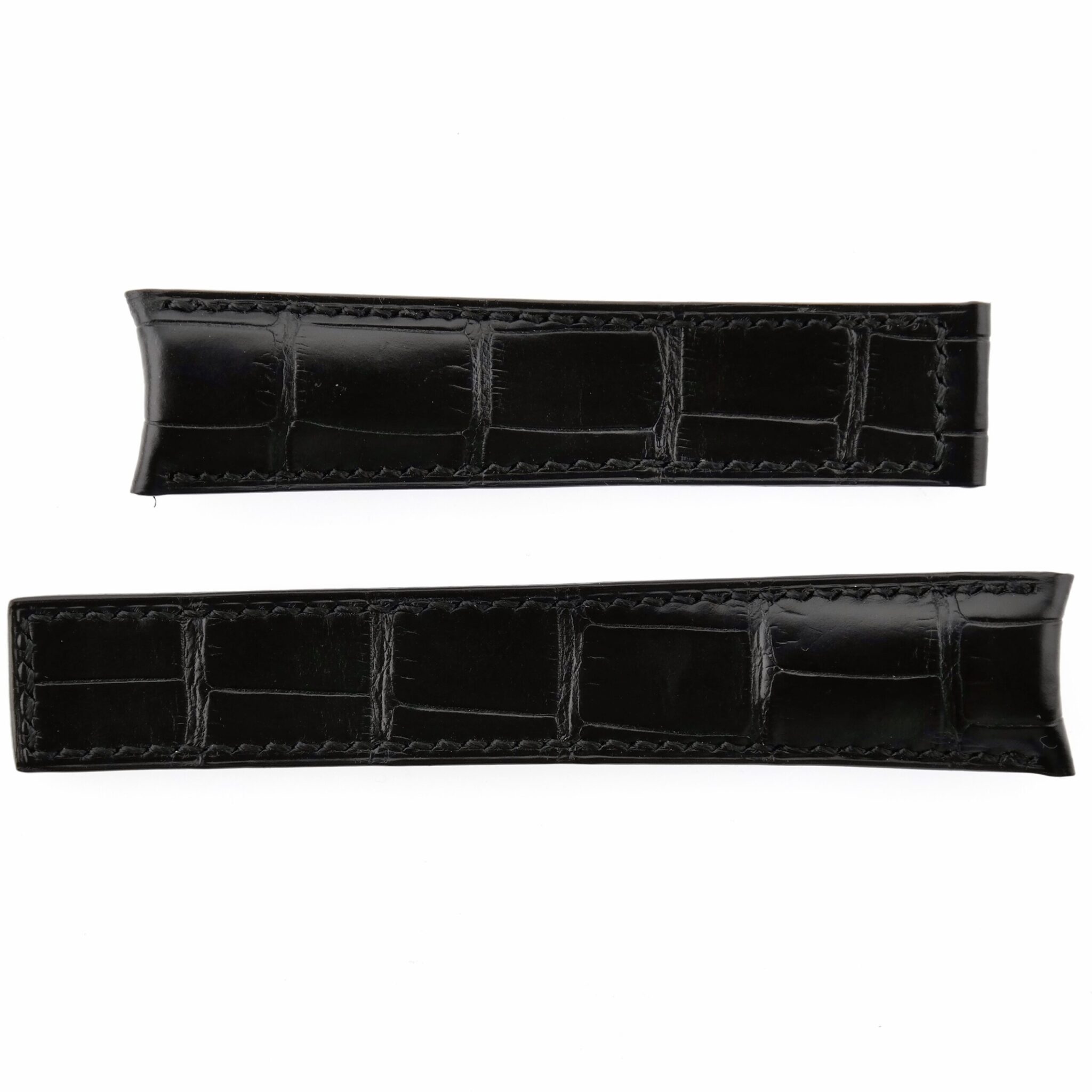 Authentic TAG Heuer Luxury Watch Strap - 20 mm - Curved Ends - Cousu Main