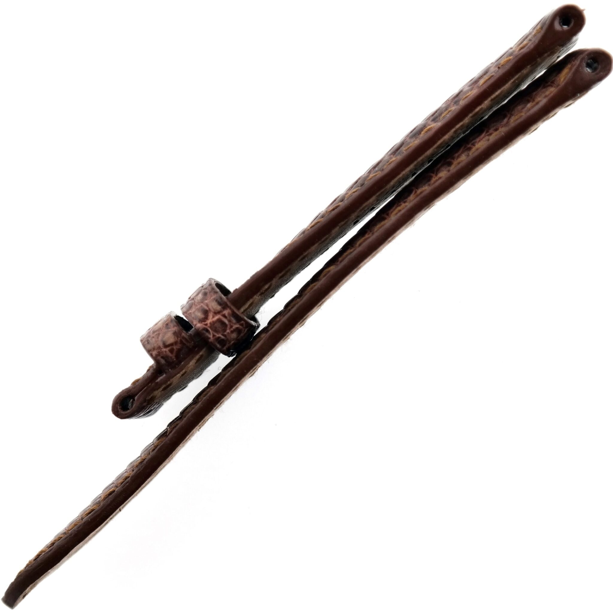 Authentic ZENITH - 18-510 - Leather Watch Strap - Hand Made - 18 mm