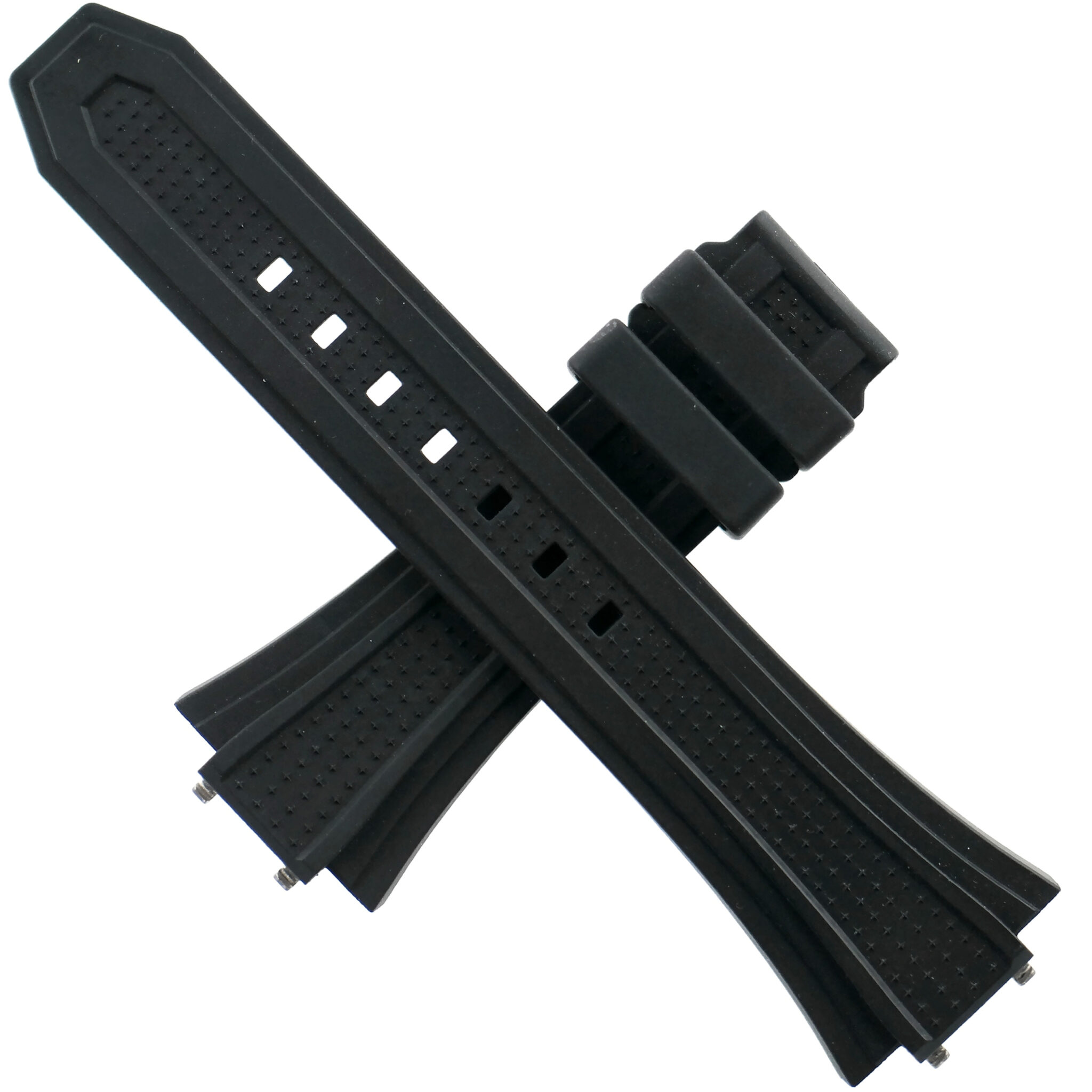 Authentic ZENITH DEFY Skyline – Quick-Change Rubber Watch Strap – Obsidian Black