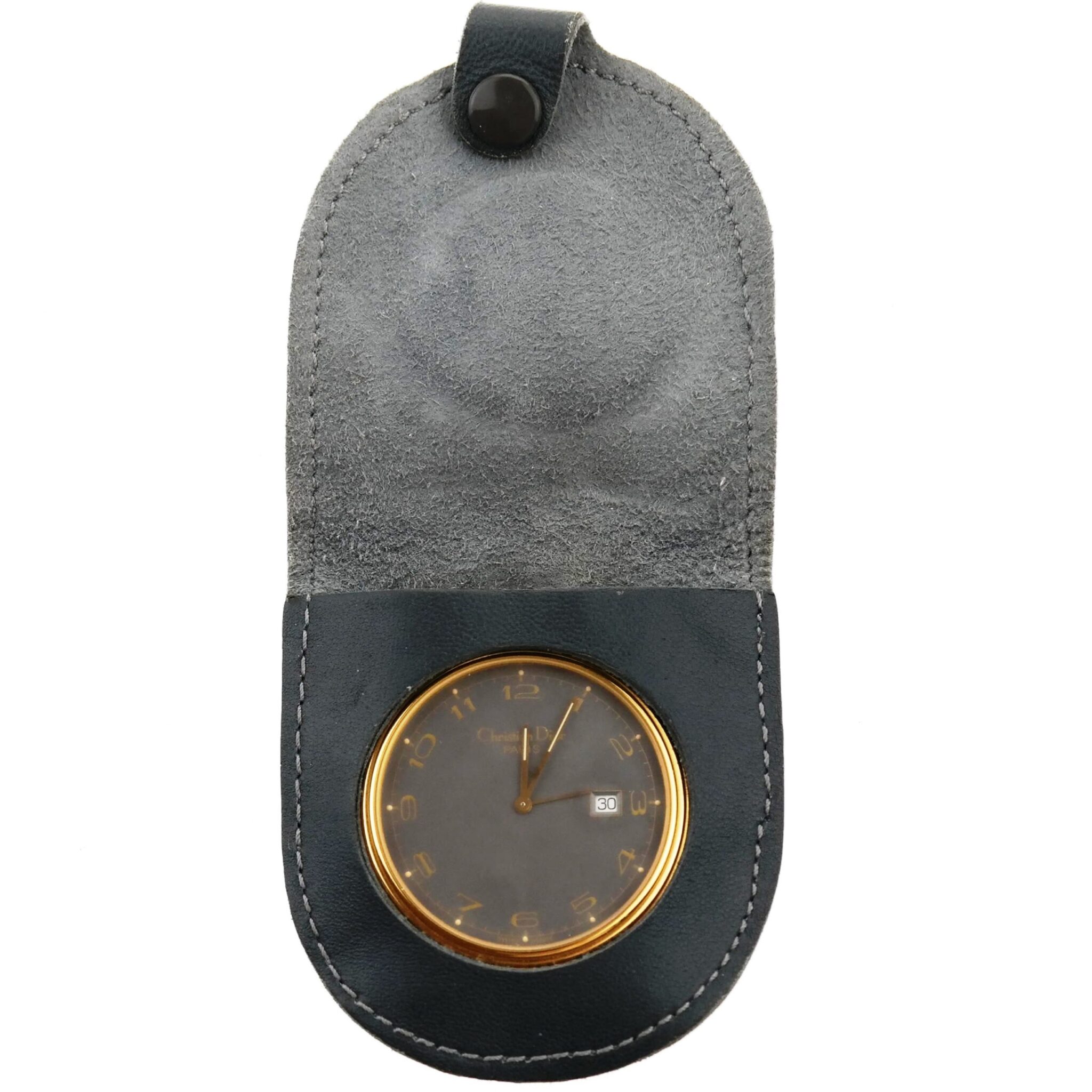 CHRISTIAN DIOR - Convertible Travel / Pocket / Desk Alarm Watch