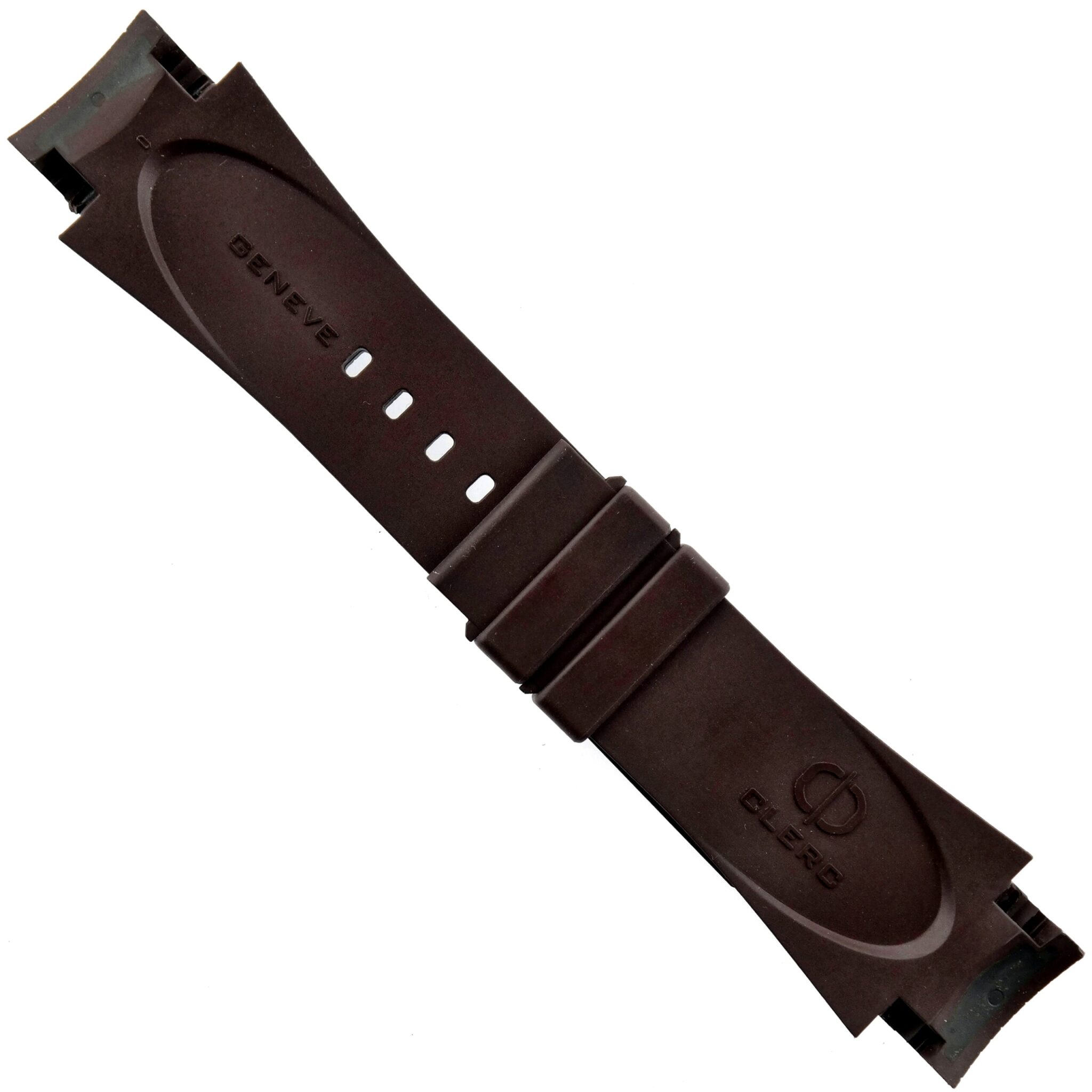 CLERC Geneve - Hydroscaph - Rubber Watch Strap - Brown