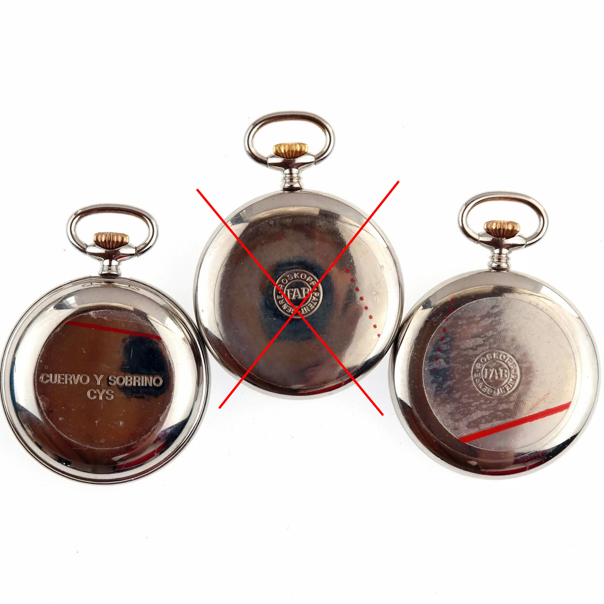 CUERVO Y SOBRINO - Mechanical Pocket Watch - Collector - NOS