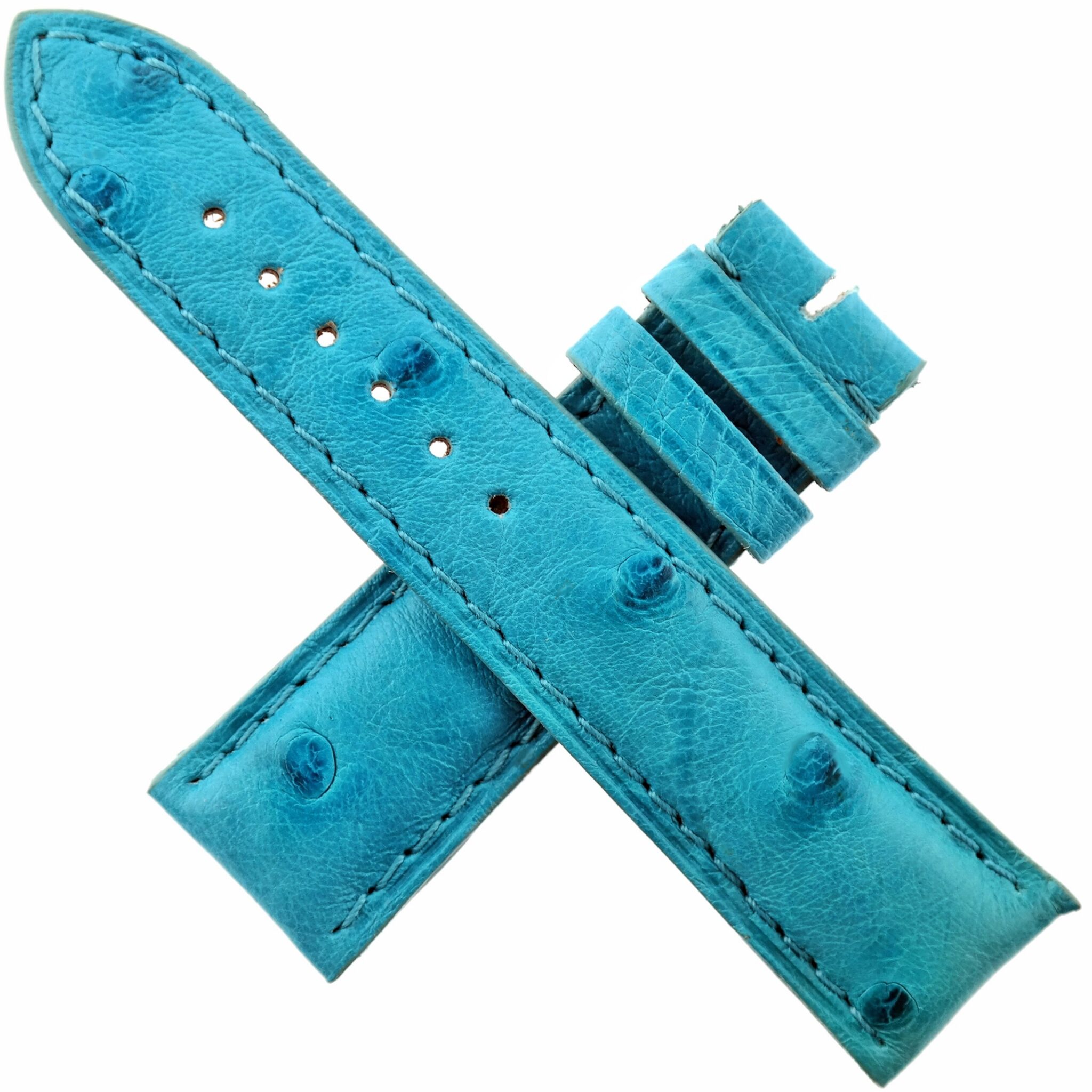 CUERVO Y SOBRINOS – Luxury Watch Strap – 20/18 – 105/65 – Ostrich Leather