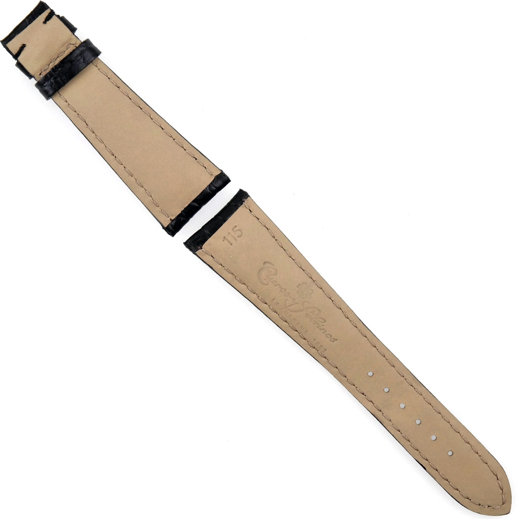 CUERVO Y SOBRINOS - Luxury Watch Strap - 22/16 - 115/70 - Genuine Leather