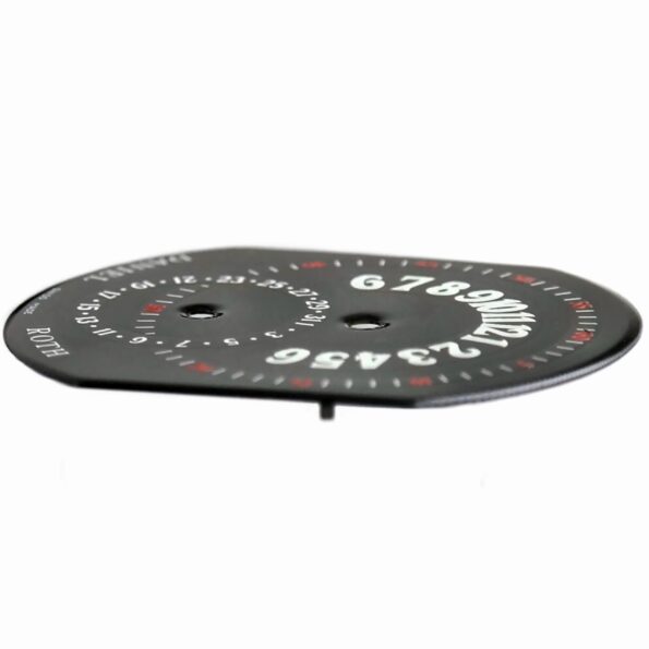 DANIEL ROTH - Premier Retrograde 807.L.10 (Black) Watch Dial