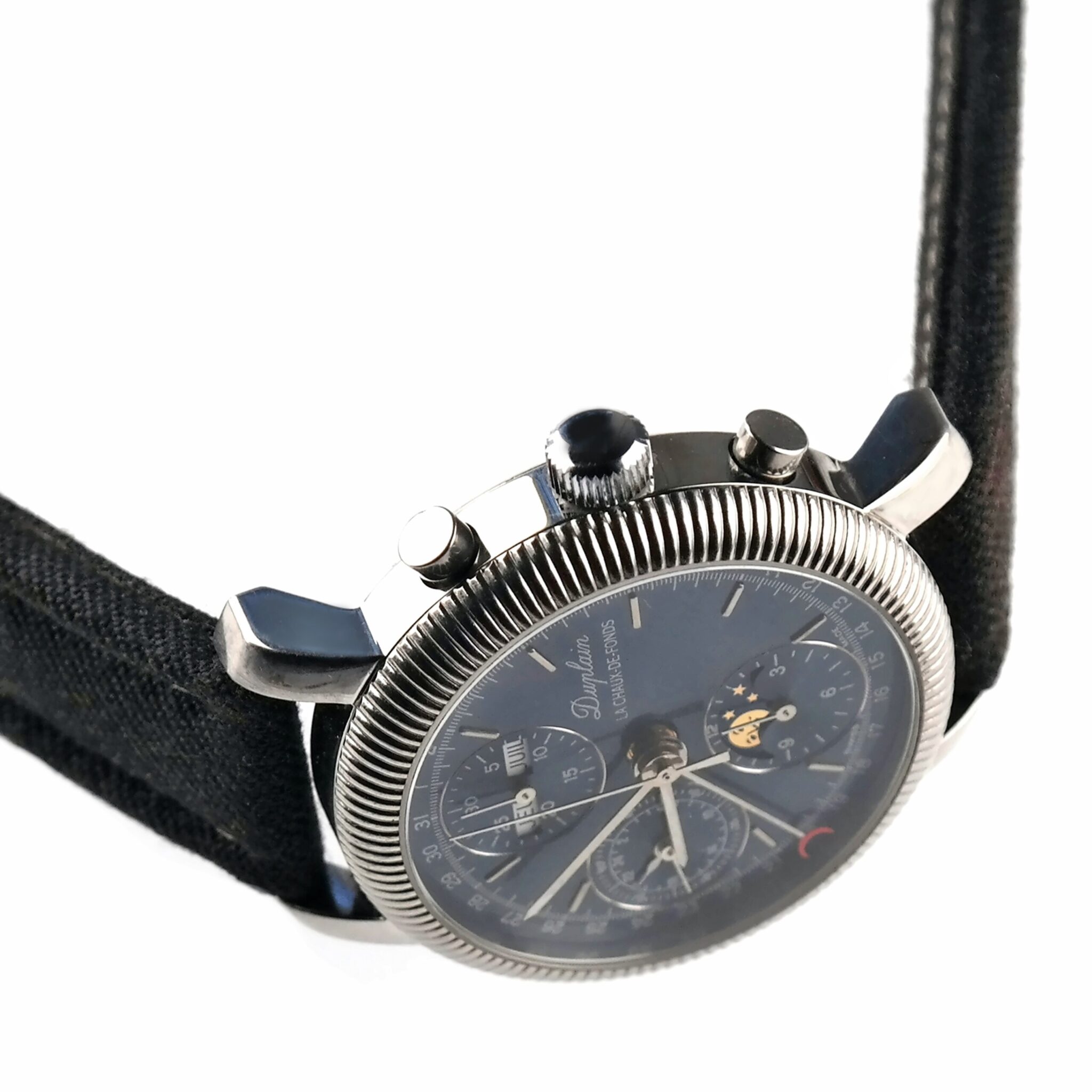 DUPLAIN - Swiss Made Chronograph Automatic Moon-Phases Calendar Watch