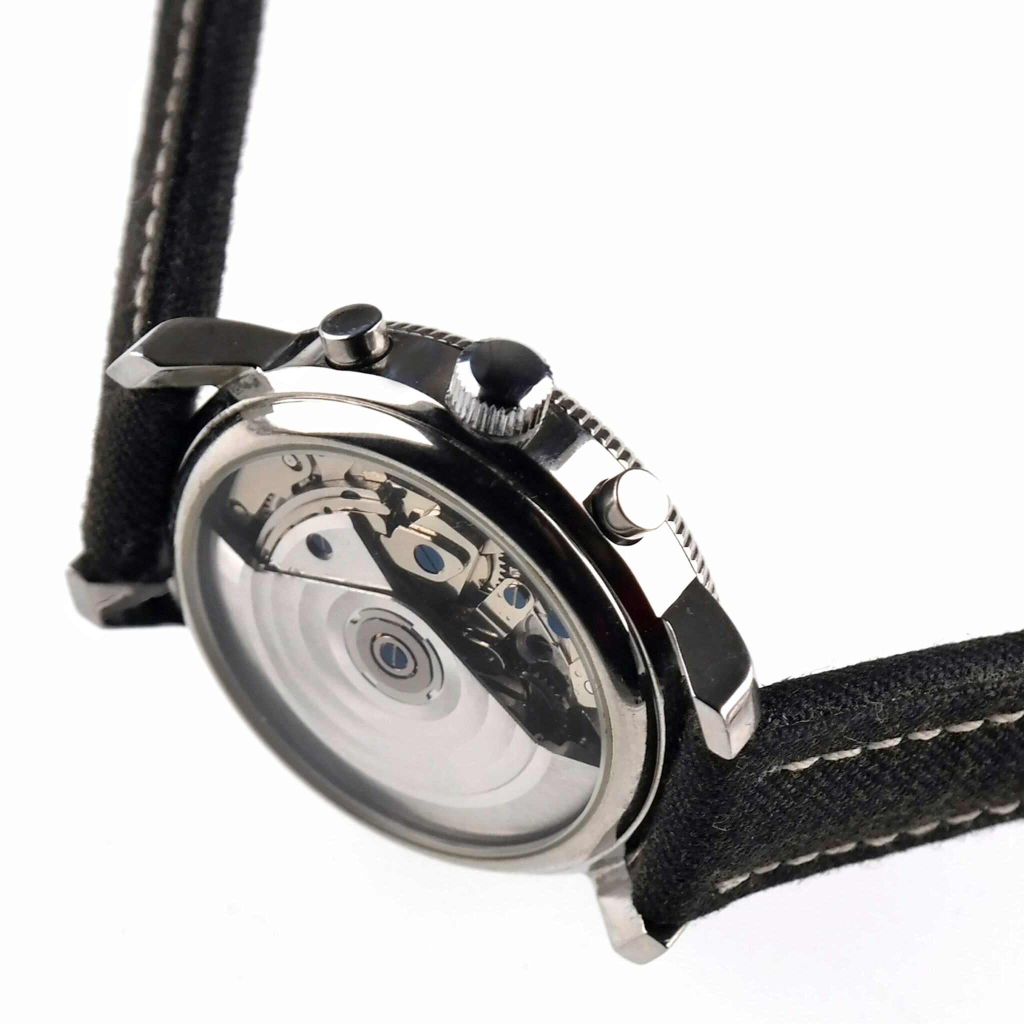 DUPLAIN - Swiss Made Chronograph Automatic Moon-Phases Calendar Watch