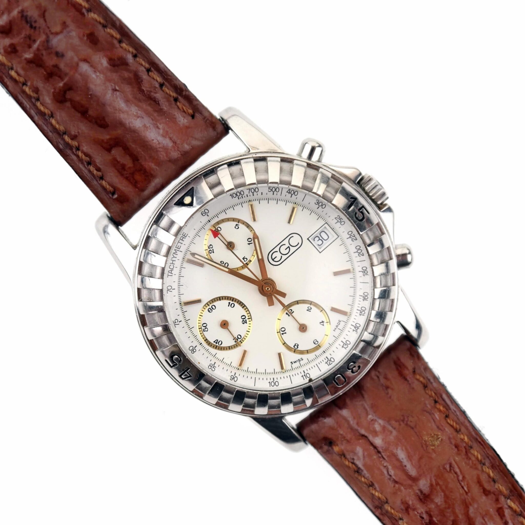 EGC - Swiss Made Automatic Chronograph Watch Valjoux 7750