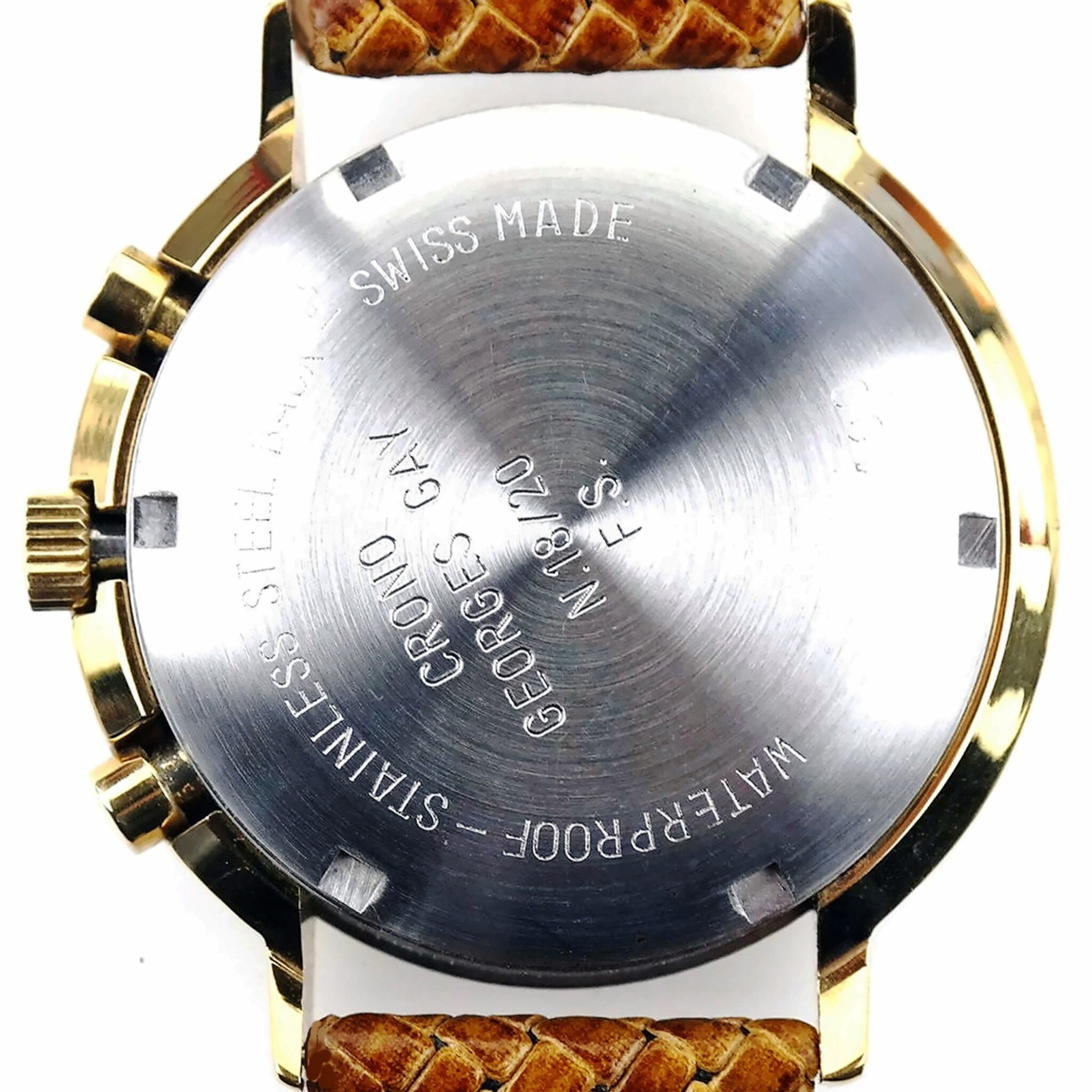 GEORGES GAY - Swiss Made Automatic Chronograph w. Moon Phases Watch Lim. Ed.