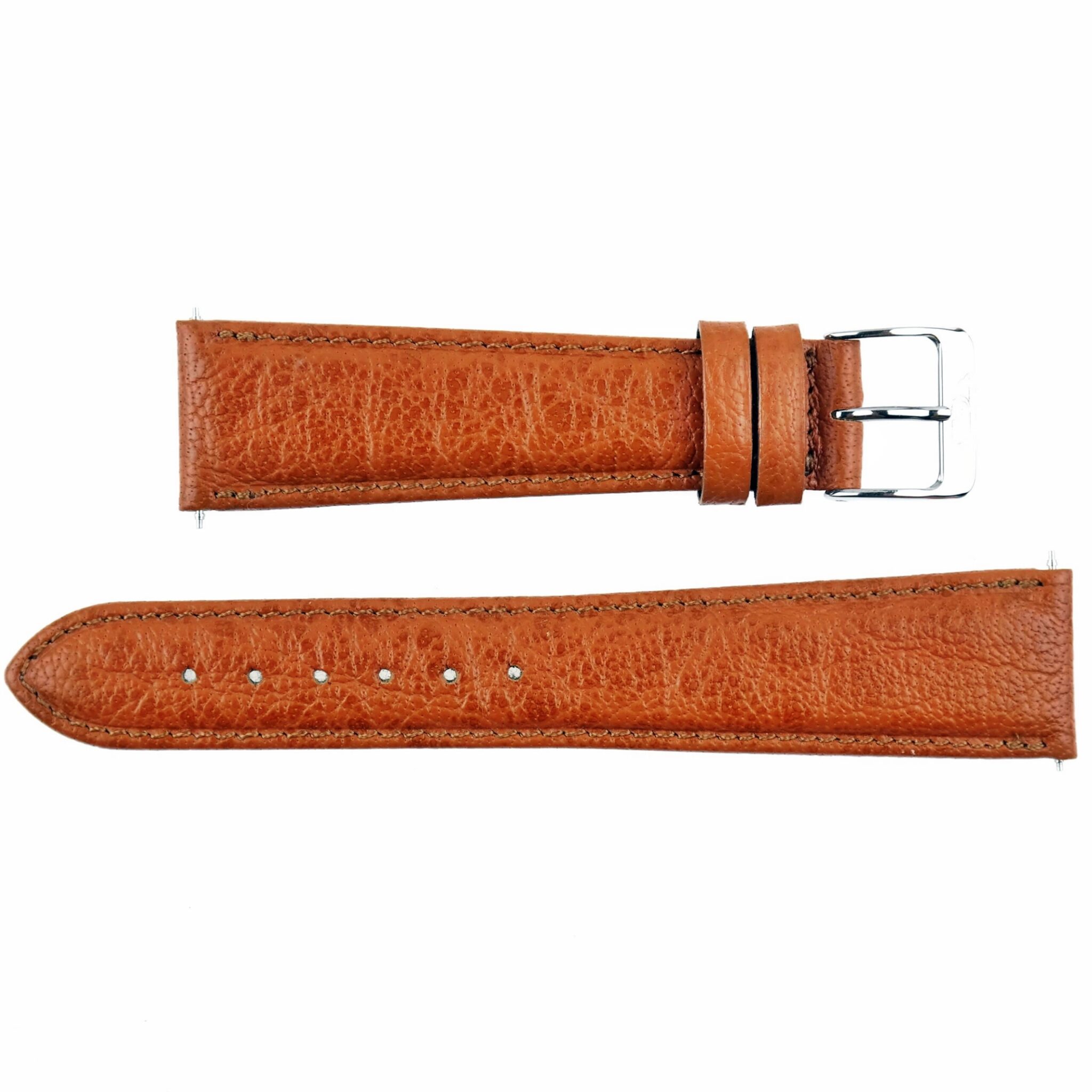 GIANNI BULGARI - Leather Watch Strap - 20 mm - Swiss Made - Brown