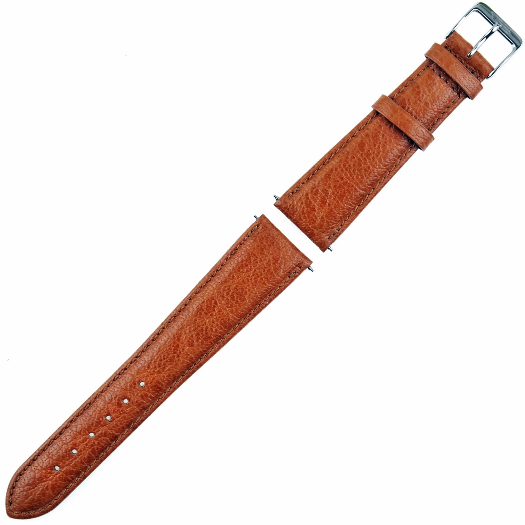 GIANNI BULGARI - Leather Watch Strap - 20 mm - Swiss Made - Brown
