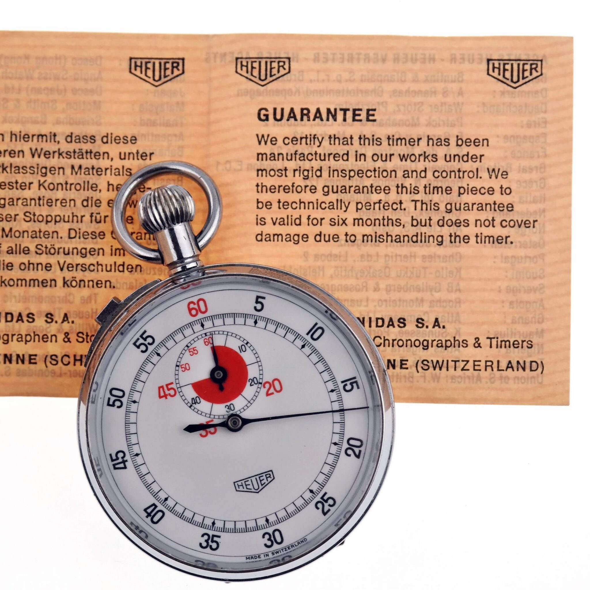 HEUER Referee StopWatch Ref. 907 - Vintage - TOP