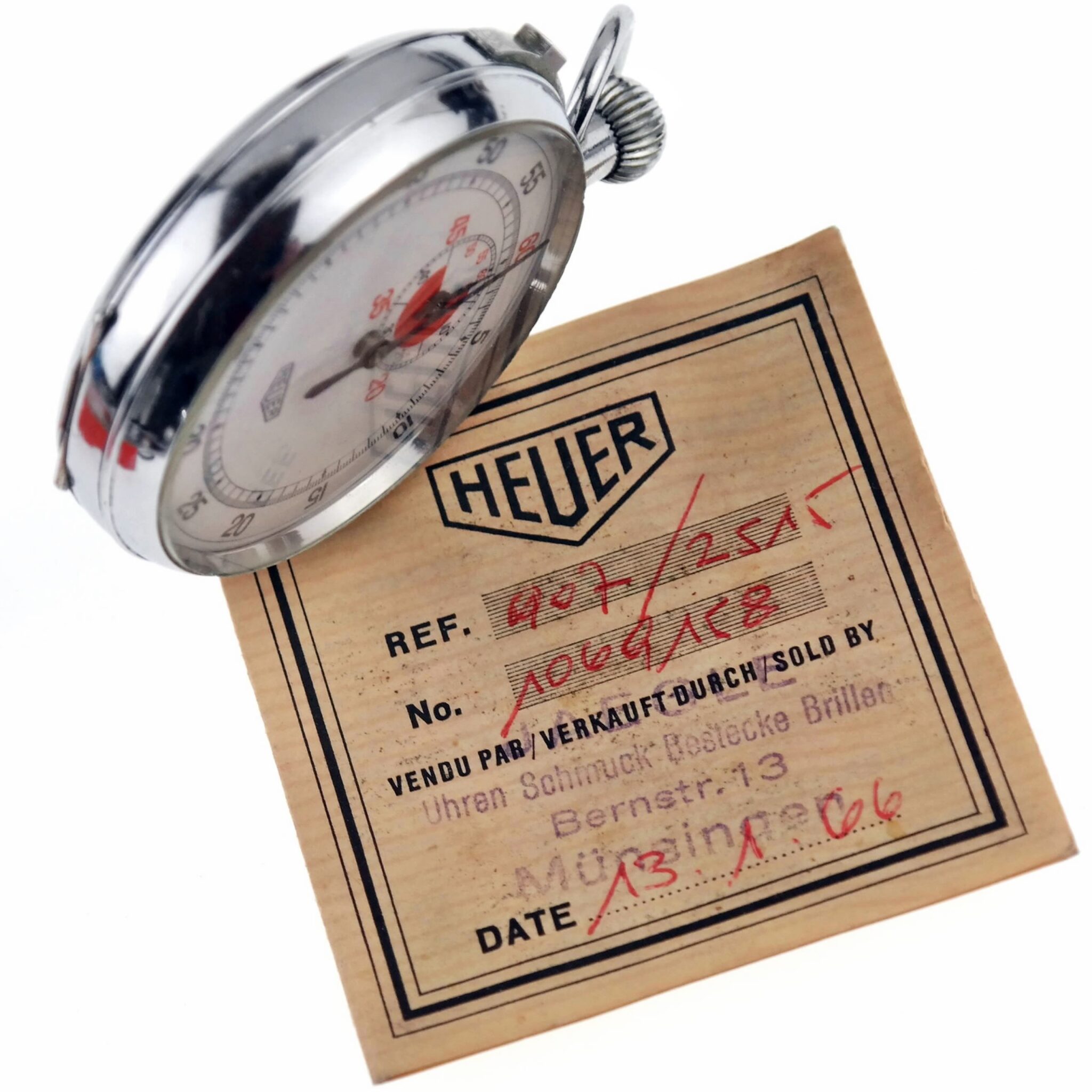 HEUER Referee StopWatch Ref. 907 - Vintage - TOP