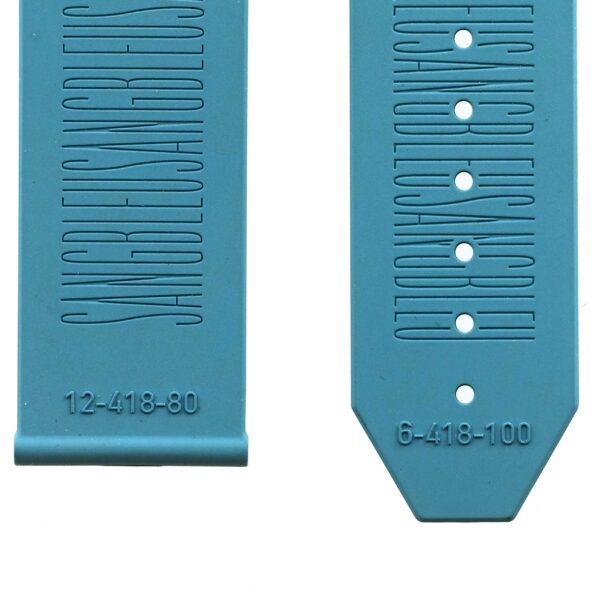 Authentic HUBLOT Sang Bleu II (418) - Luxury Watch Strap - 29-22/100-80 - Rubber