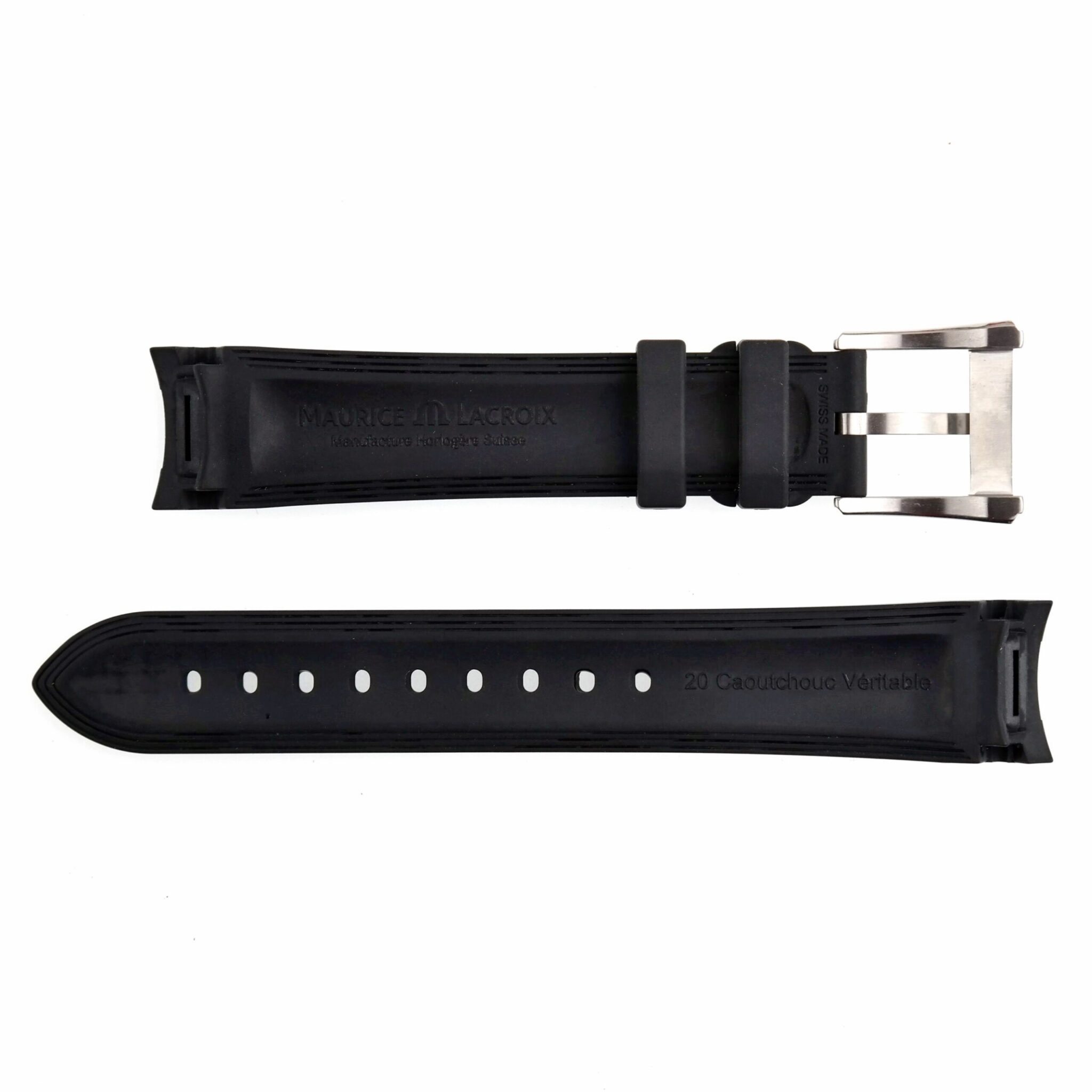 MAURICE LACROIX - 2008 - Rubber Watch Strap - 20 mm - Swiss Made
