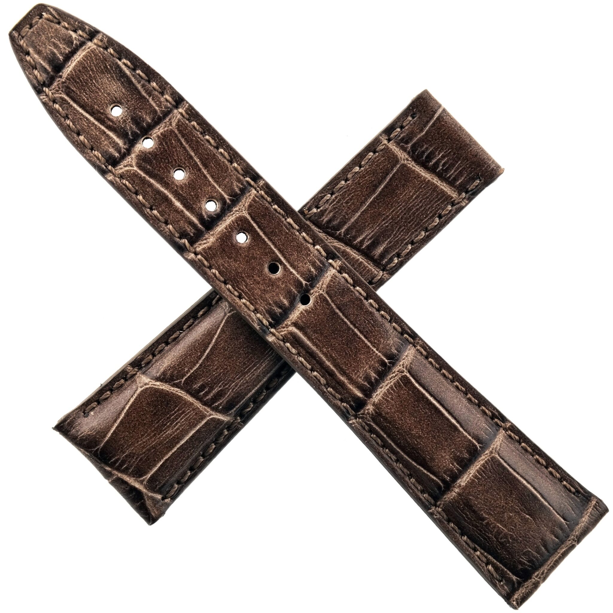 MAURICE LACROIX – Leather Watch Strap – 22/18 80/120 – Swiss Made – Brown