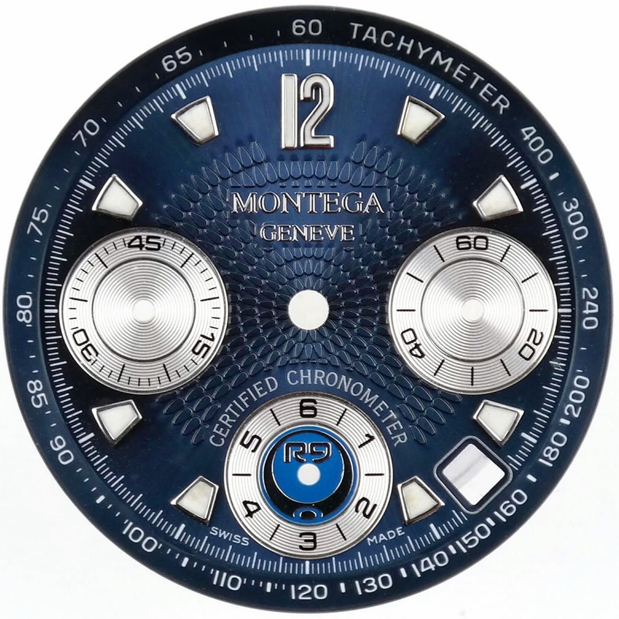 MONTEGA Geneve – Automatic Chronograph MC01 – Watch Dial – Dark Blue