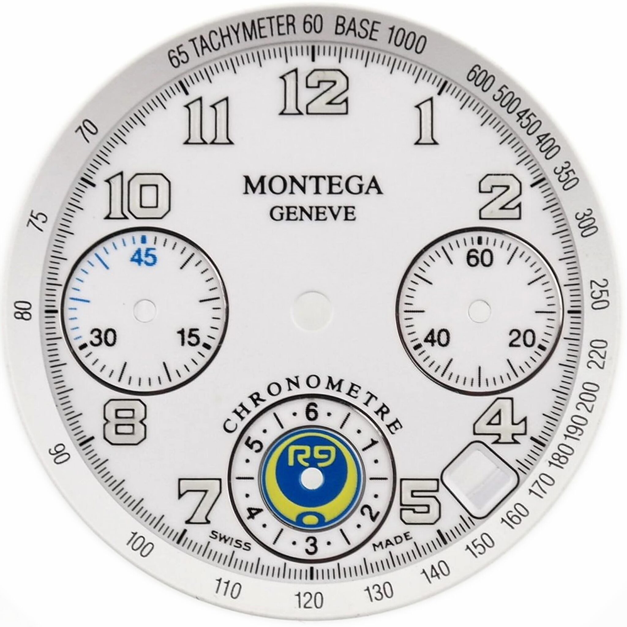 MONTEGA Geneve – MC01 Automatic Chronograph – Watch Dial – White