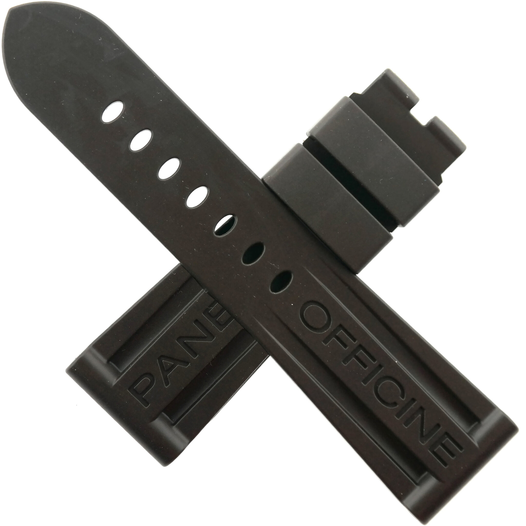 PANERAI OFFICINE Watch Strap – Rubber – 26-22/120-70 – Brown