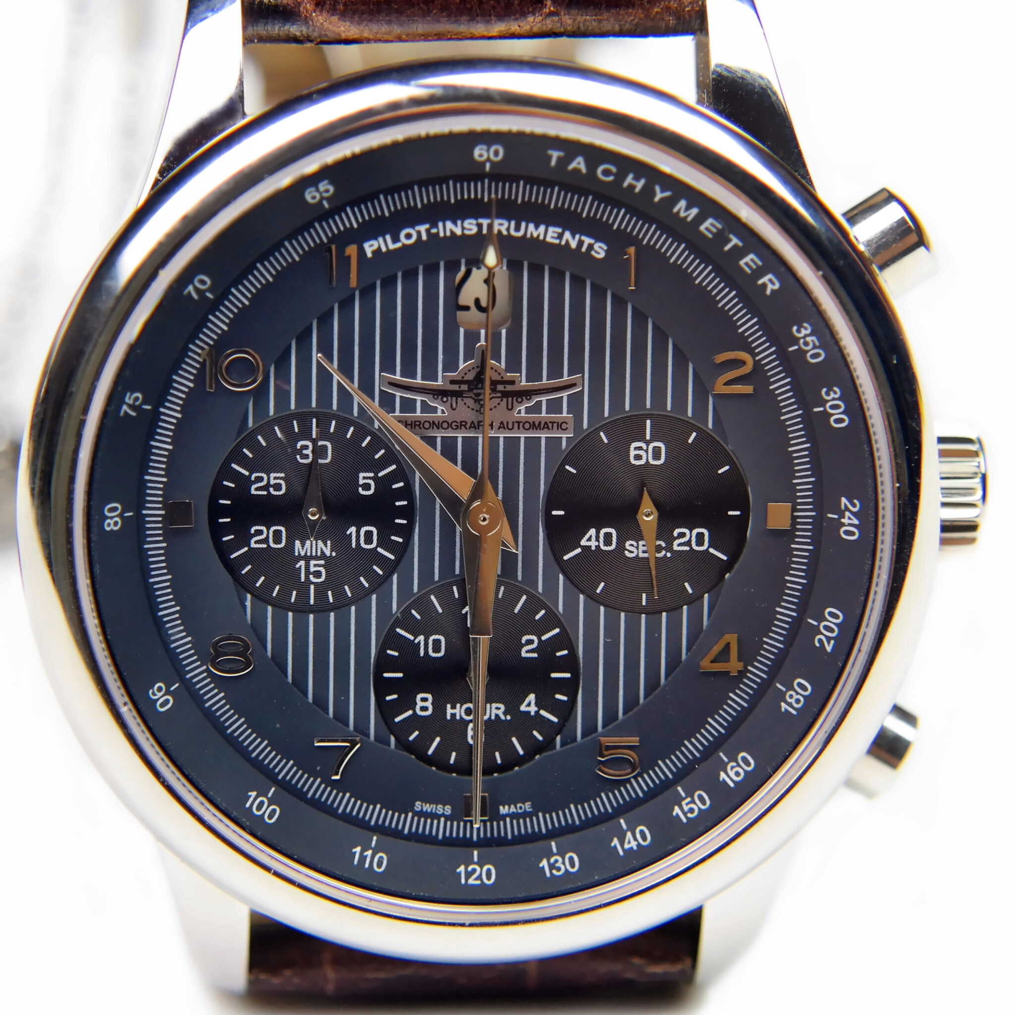 PILOT-INSTRUMENTS – Pilot MI20 – Swiss Made Automatic Chronograph Watch