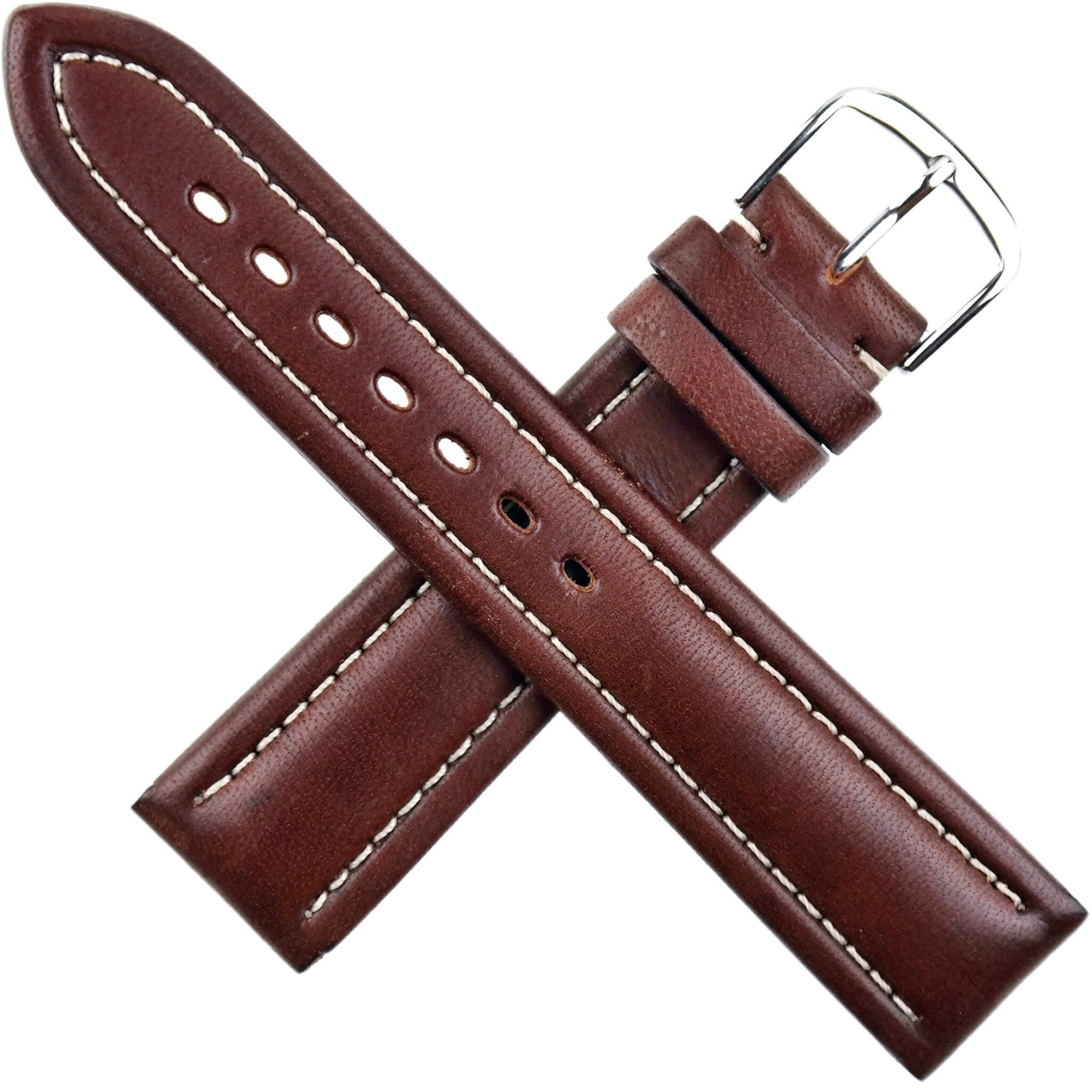 REVUE THOMMEN – Leather Watch Strap – 20 mm – Swiss Made – Brown