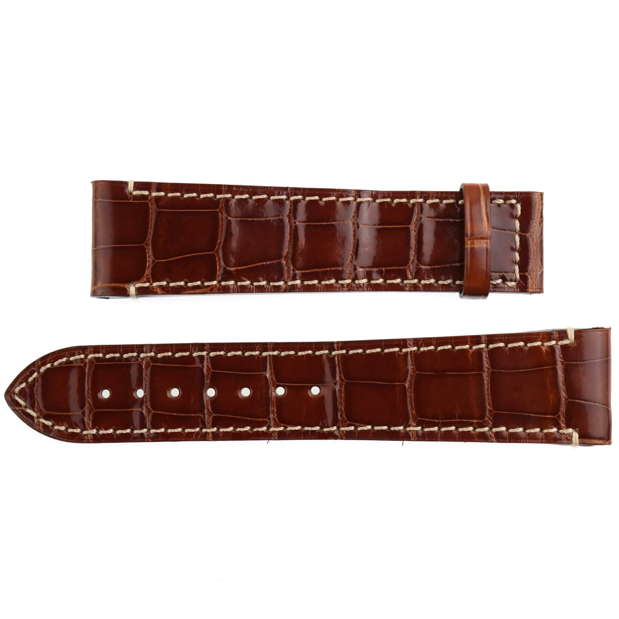 RODOLPHE - Luxury Watch Strap - 23 mm - Genuine Leather - Swiss Made
