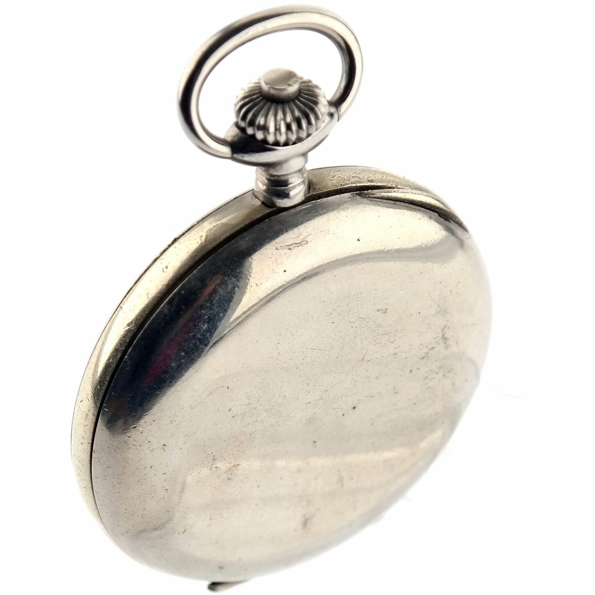 Single Pusher Column Wheel Chronograph Vintage Pocket Watch