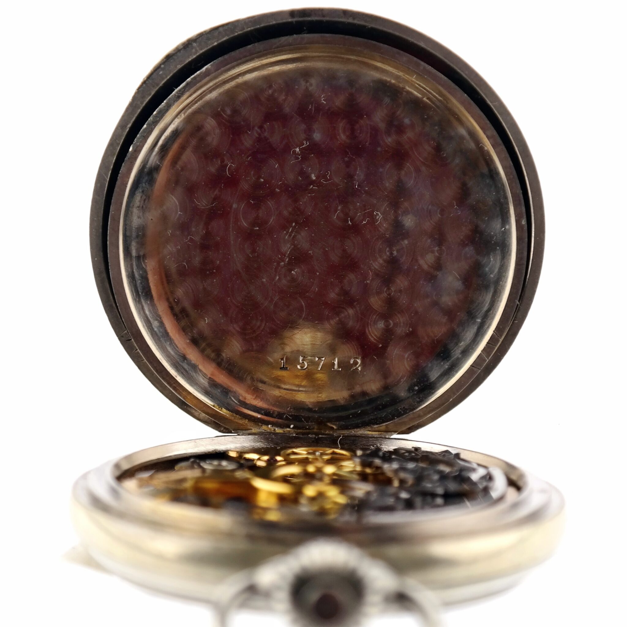 Single Pusher Column Wheel Chronograph Vintage Pocket Watch