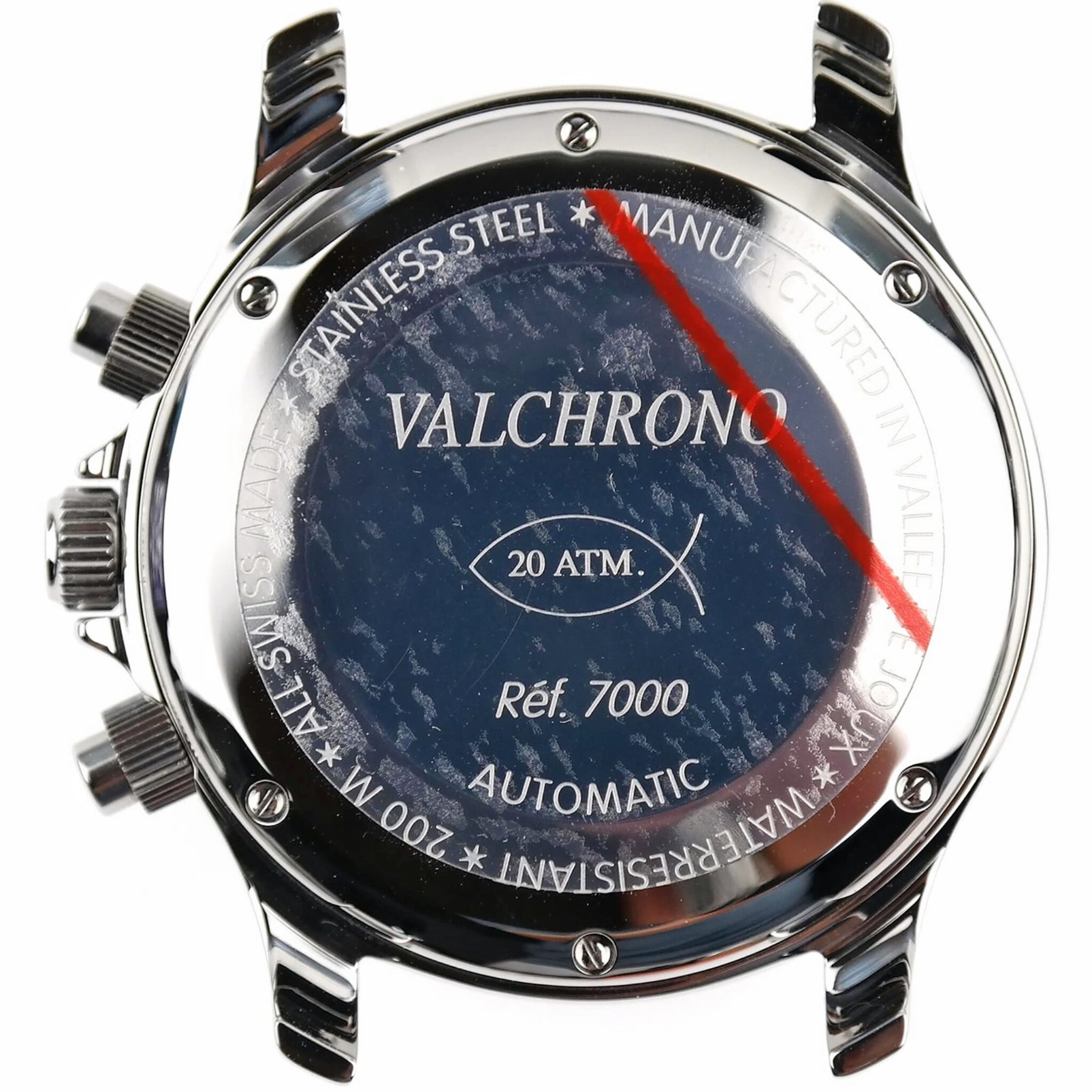 Swiss Made Original Watch Case for Lemania 5100 Movements - 200 Meters