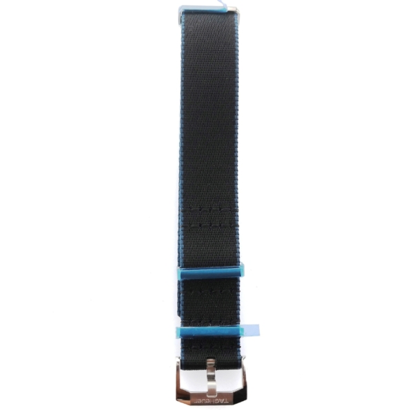 TAG HEUER AUTAVIA Black and Blue Fabric Strap BC0962 - 21 mm