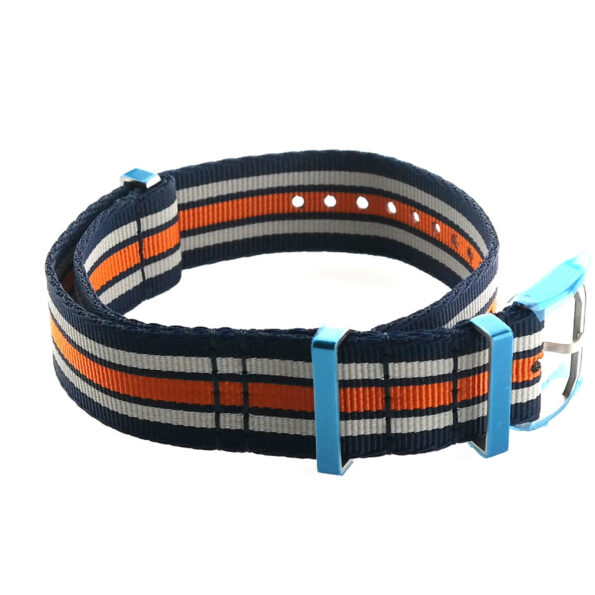 TAG HEUER Formula 1 Blue White Orange Fabric Strap BC0885 – 21.5 mm