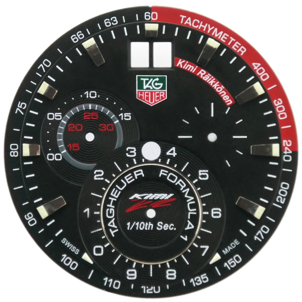 TAG Heuer Formula 1 Kimi Raikkonen Grande Date CAH1014  – Watch Dial