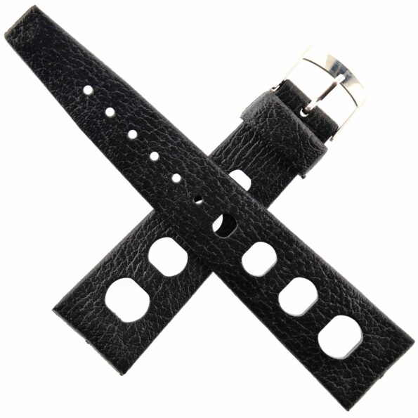 Vintage Watch Strap – 1970s – 23322 – 22 mm – Rubber – Black – Swiss Made
