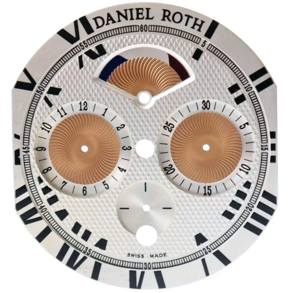 Watch Dial for DANIEL ROTH Ellipsocurvex Chronomax 347.Y.40