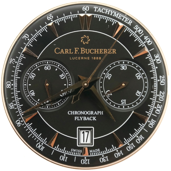 Watch Movement Kit for CARL F. BUCHERER Manero Flyback Chronograph (black dial)