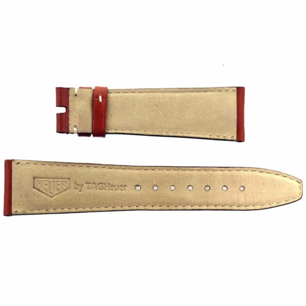 Authentic HEUER Monaco by TAG Heuer - Genuine Leather - Watch Strap - 22 mm