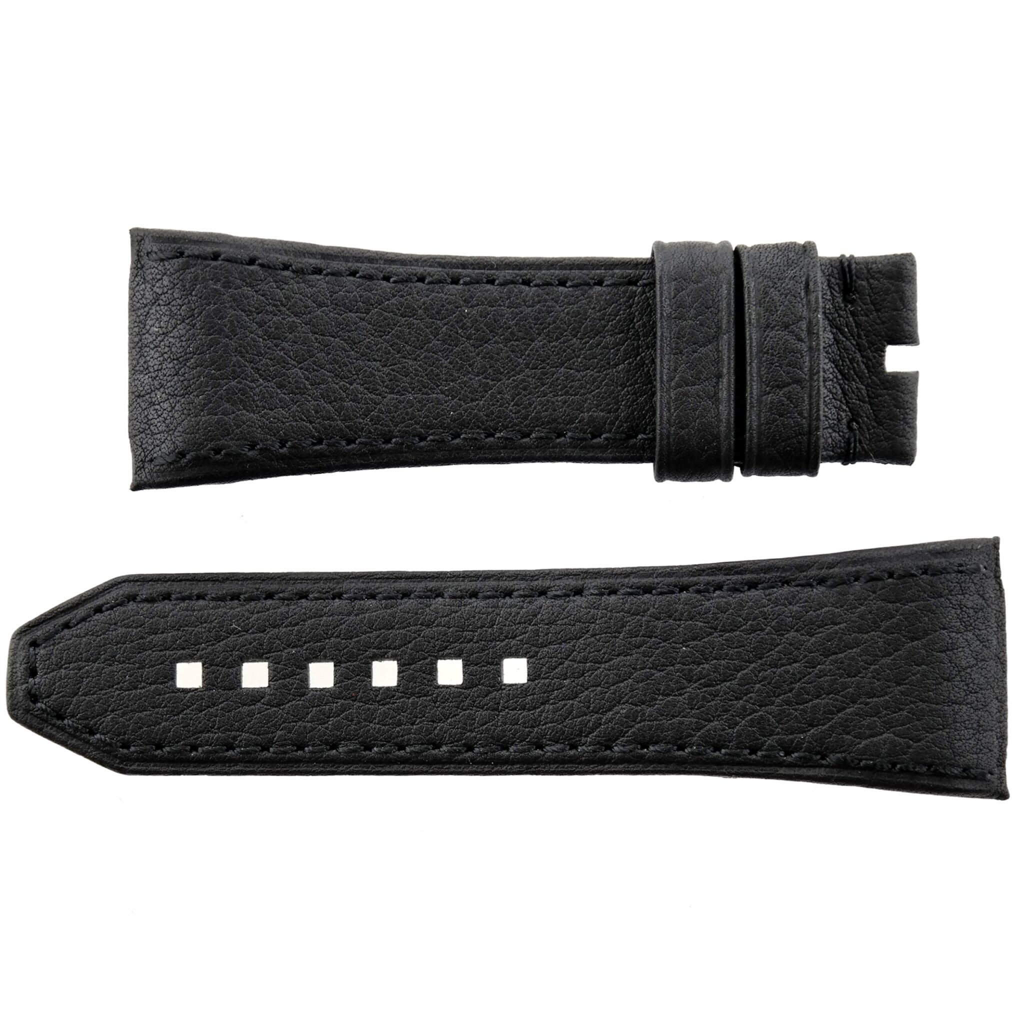 WYLER Geneve - CODE R/S - Leather Watch Strap - M - Black