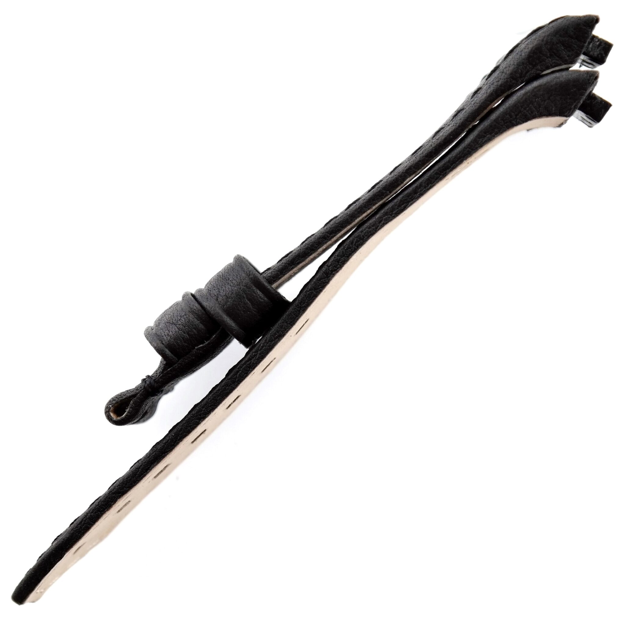 WYLER Geneve - CODE R/S - Leather Watch Strap - M - Black