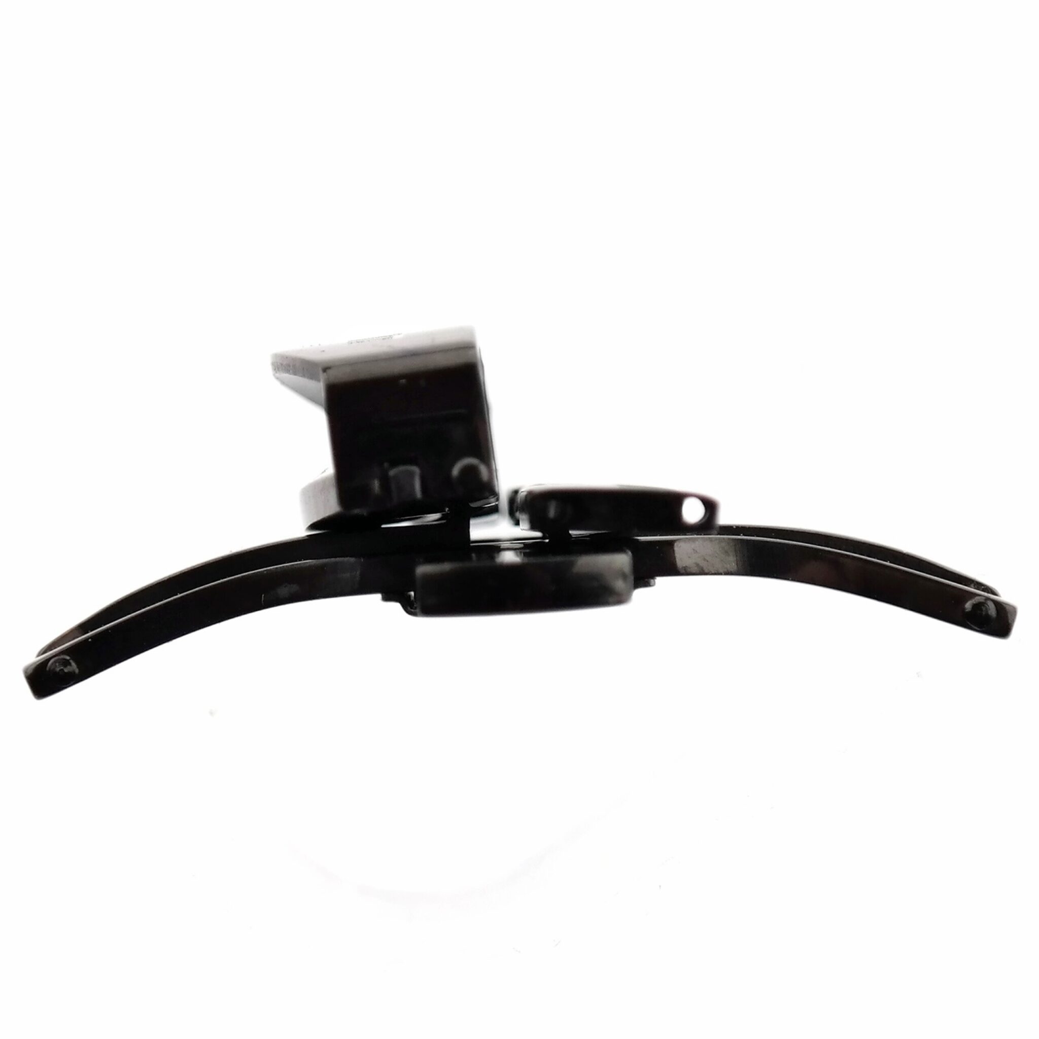 WYLER Geneve - Deployant Clasp - Buckle - Stainless Steel - Black - 22 mm