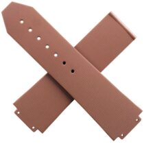 Authentic HUBLOT Big Bang - Rubber Watch Strap - 25-22/100-80 - Brown