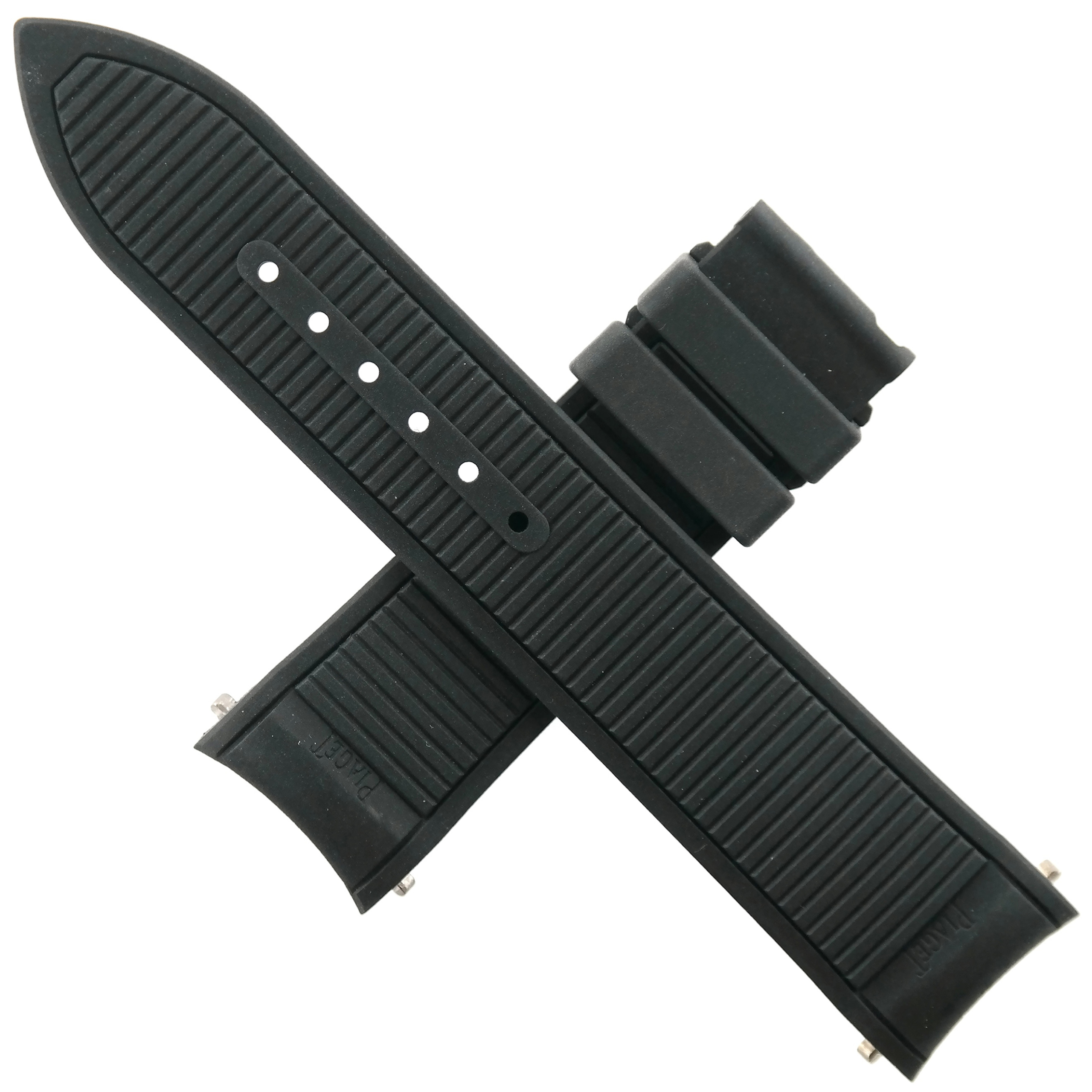 PIAGET - 21-19/115-65 - Luxury Watch Rubber Strap - Black