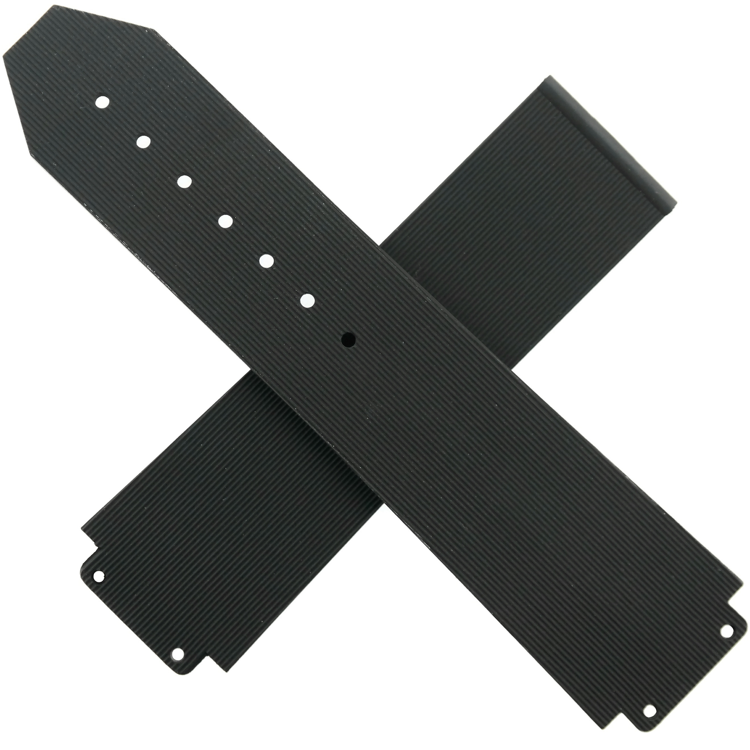 Authentic HUBLOT Classic Fusion - Rubber Watch Strap - 25(18.5)-22/110-80