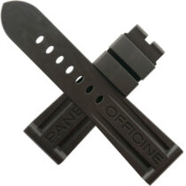 PANERAI OFFICINE Watch Strap - Rubber - 26-22/120-70 - Brown