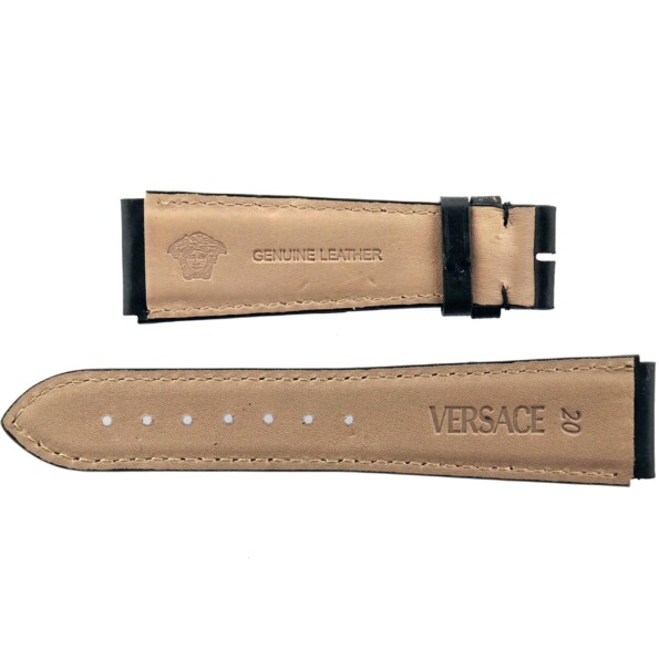 authentic versace watch strap medusa head genuine leather 20 mm